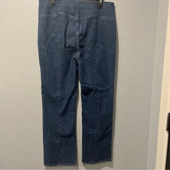 Madewell Blue High Rise Jeans slim Demi -boot - Picture 7 of 10